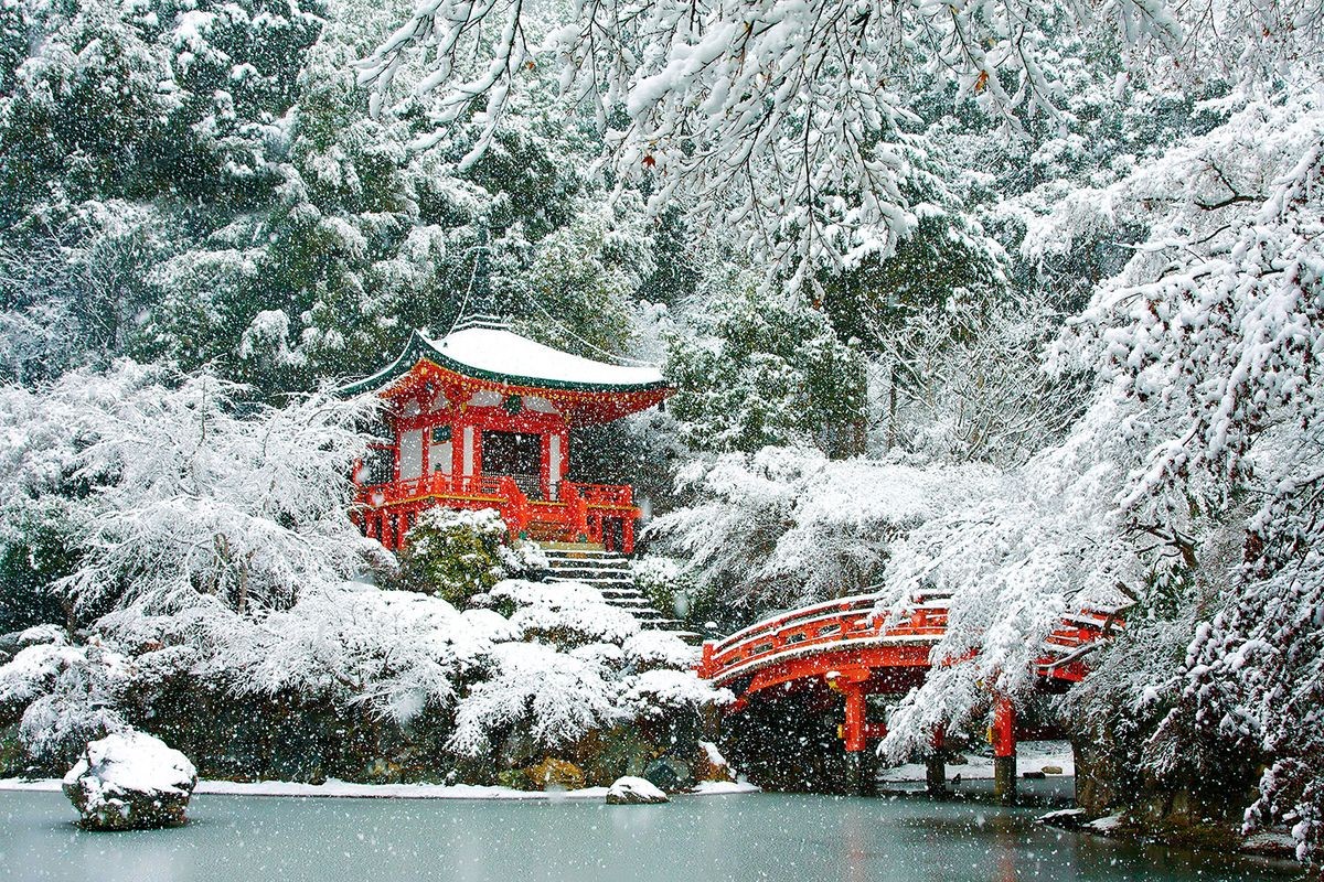 Японский зимний сад