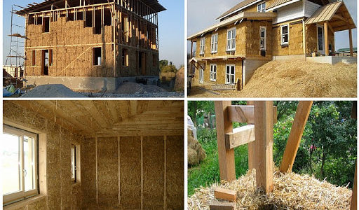 Строительство дома из соломенных блоков